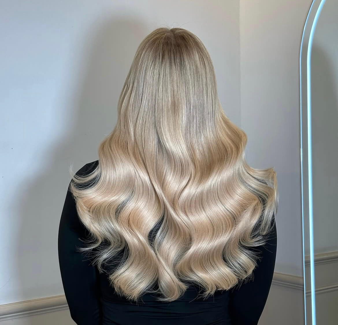 wavy blonde hair extensions