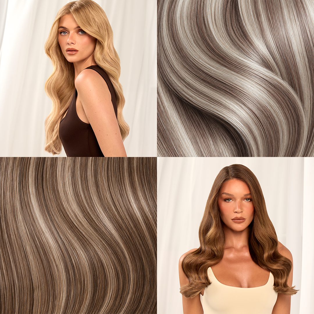 Two Shades, Endless Blends: Biscuit & Iced Latte Hair Extensions