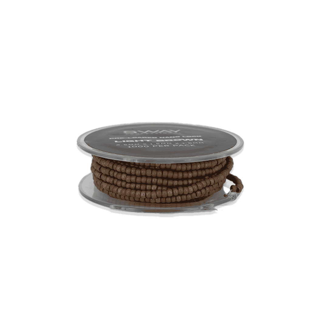 Light Brown Pre-Loaded Nano Locks for quick installation