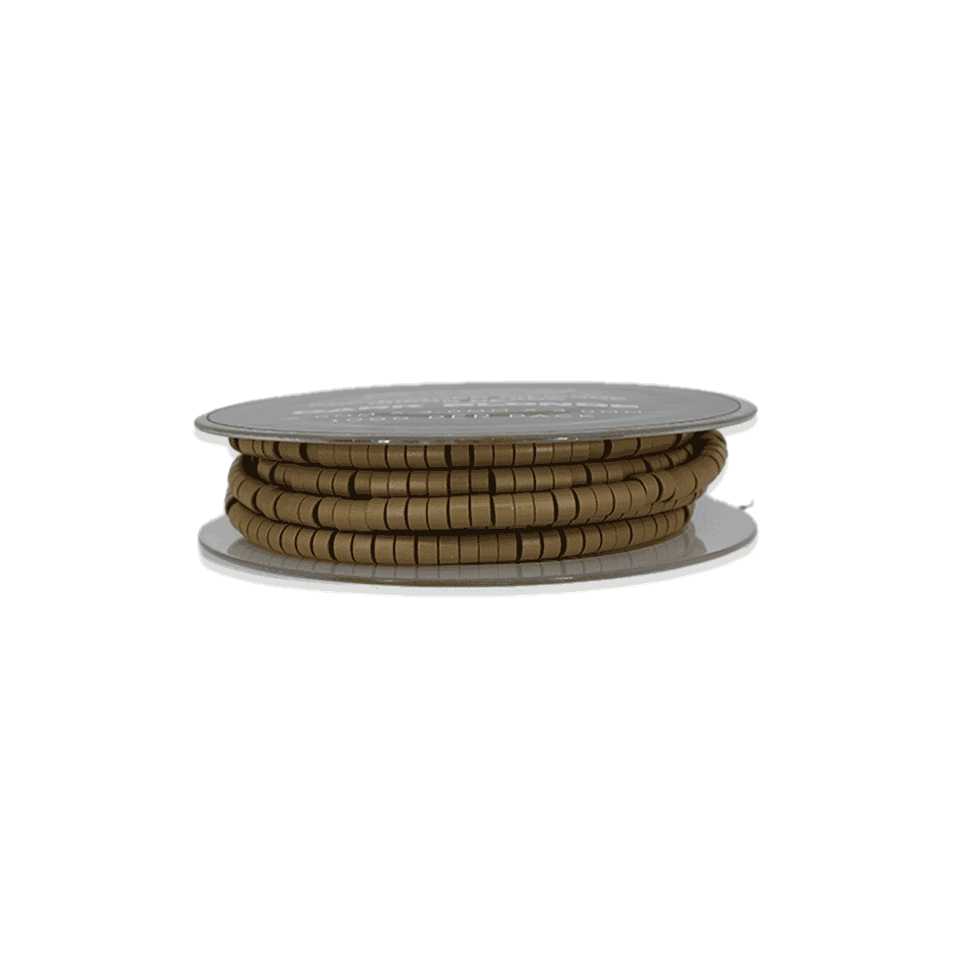 Dark Brown Pre-Loaded Silicone Micro Beads: Tiny silicone beads ready for use. Ideal for various applications.