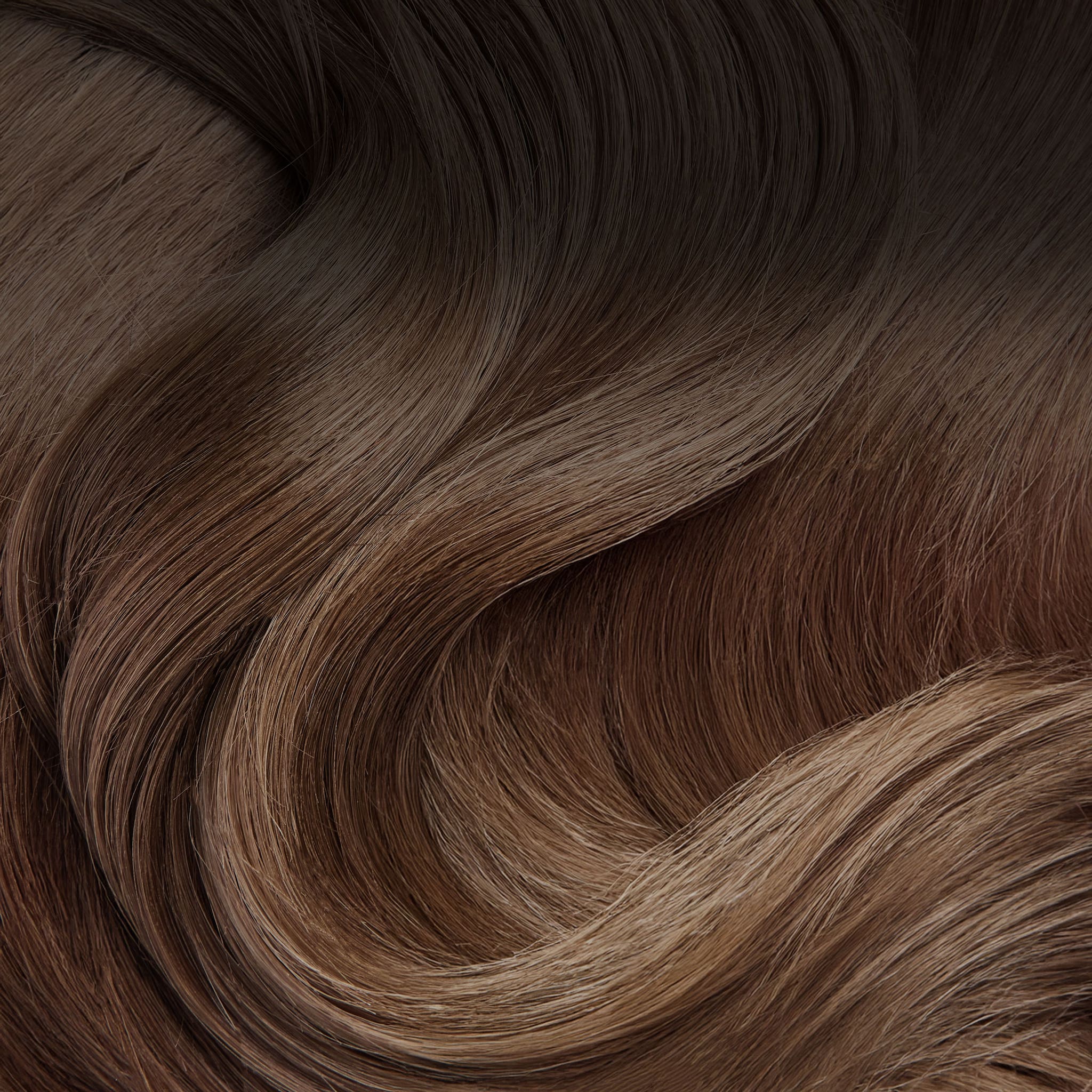 Chesnut brown seamless clip in