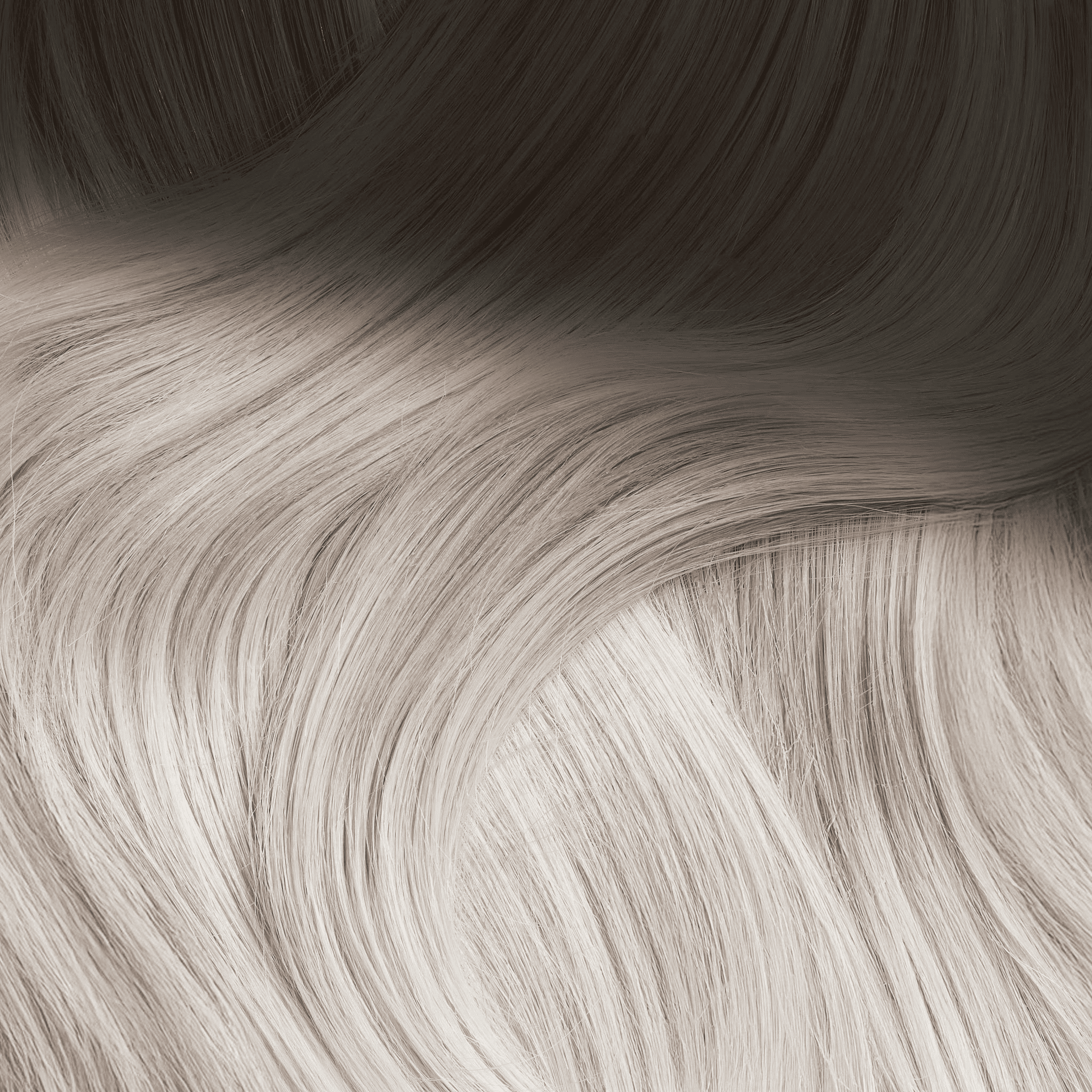 SEAMLESS® Tapes 14 inch - SWAY Hair Extensions - Thin, flexible, and discreet. 100% Double Drawn Remy Human Hair. Versatile and reusable. Shade - ROOTED PURE PLATINUM