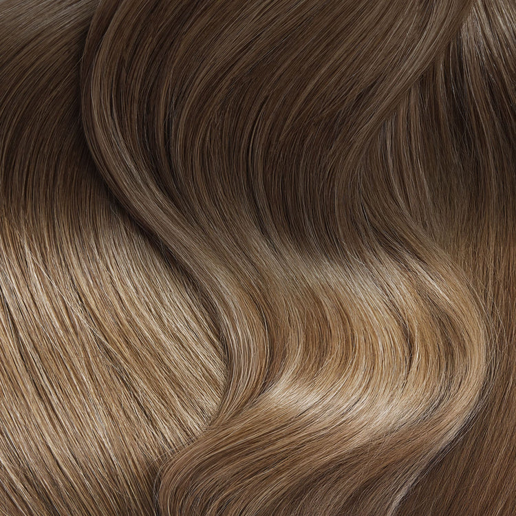 Flat Tip Bonds 22 Inches - SWAY Hair Extensions Rooted-Nutmeg-R2-6-27 SWAY Flat Tip Bonds, 22"- 100% Remy Human Hair Extensions with Italian Keratin. Perfect for hair goals.