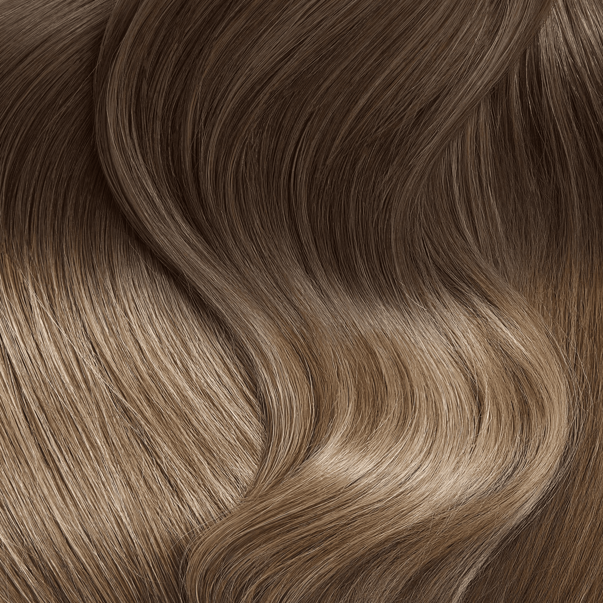SEAMLESS® Tapes 14 inch - SWAY Hair Extensions - Thin, flexible, and discreet. 100% Double Drawn Remy Human Hair. Versatile and reusable. Shade - ROOTED NUTMEG