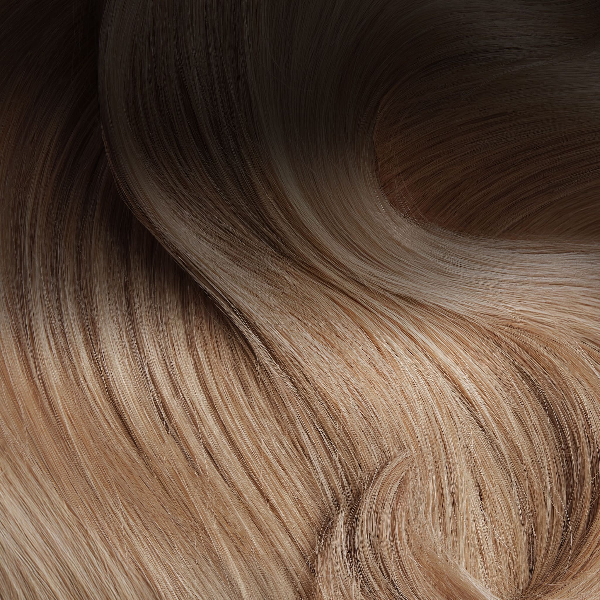 Flat Tip Bonds 18 Inches - SWAY Hair Extensions Rooted-Sunkissed-Brown-R2-8-10 SWAY Flat Tip Bonds, 18"- 100% Remy Human Hair Extensions with Italian Keratin. Perfect for hair goals.
