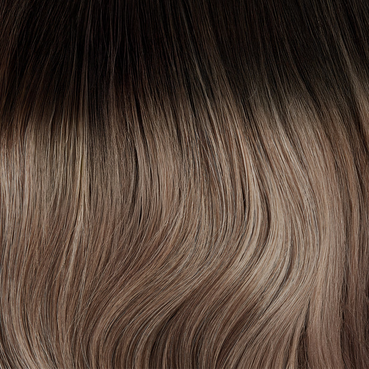 Tiny Tip Bonds 22" - SWAY Hair Extensions Rooted-Sunkissed-Bronde: Lightweight, discreet. Made with Italian Keratin for comfort and long-lasting wear. Reusable and compatible with other SWAY Salon Professional Methods