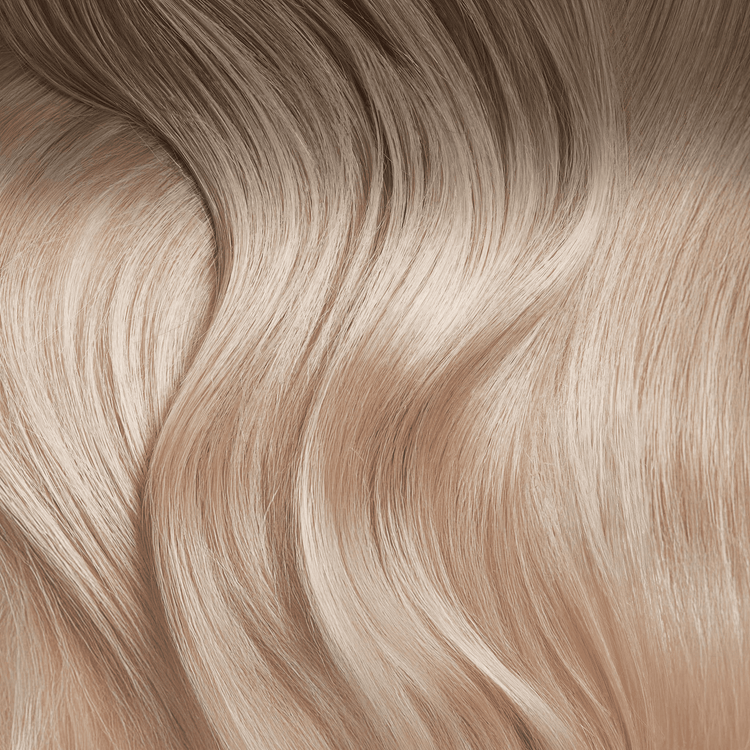 SEAMLESS® Clip Ins 18 Inches - SWAY Hair Extensions - Shade ROOTED ASH BLONDETTE