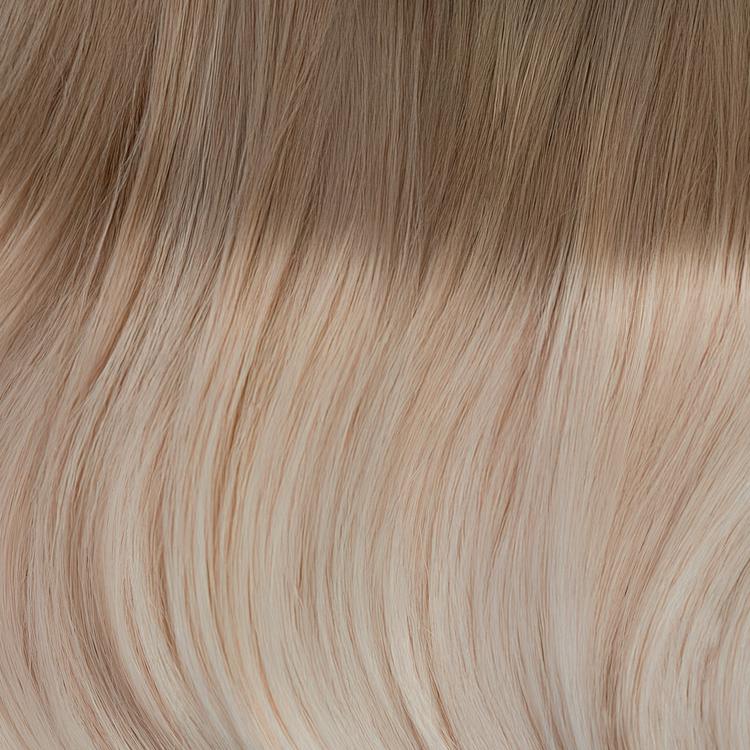 SEAMLESS® Tapes 16 Inches - SWAY Hair Extensions Rooted-Ash-Blondette-R5-7-20 clip-in hair extensions made of 100% Double Drawn, Remy Human Hair. SWAY SEAMLESS® Tapes, 16 inches. Lightweight, flexible, and perfect for any hairstyle.