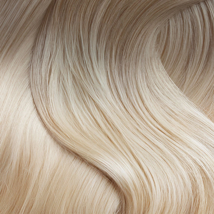 Rooted Bleach Blonde hair