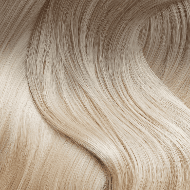 straight beach ash blonde colour swatch