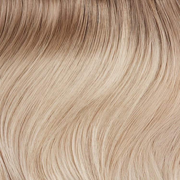 Tiny Tip Bonds 18" - SWAY Hair Extensions Rooted-Hollywood-Blonde: Lightweight, discreet. Made with Italian Keratin for comfort and long-lasting wear. Reusable and compatible with other SWAY Salon Professional Methods