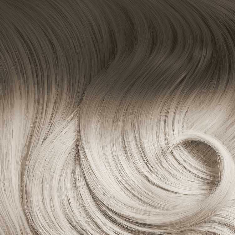 SEAMLESS® Tapes 14 inch - SWAY Hair Extensions - Thin, flexible, and discreet. 100% Double Drawn Remy Human Hair. Versatile and reusable. Shade - ROOTED SILVER ASH