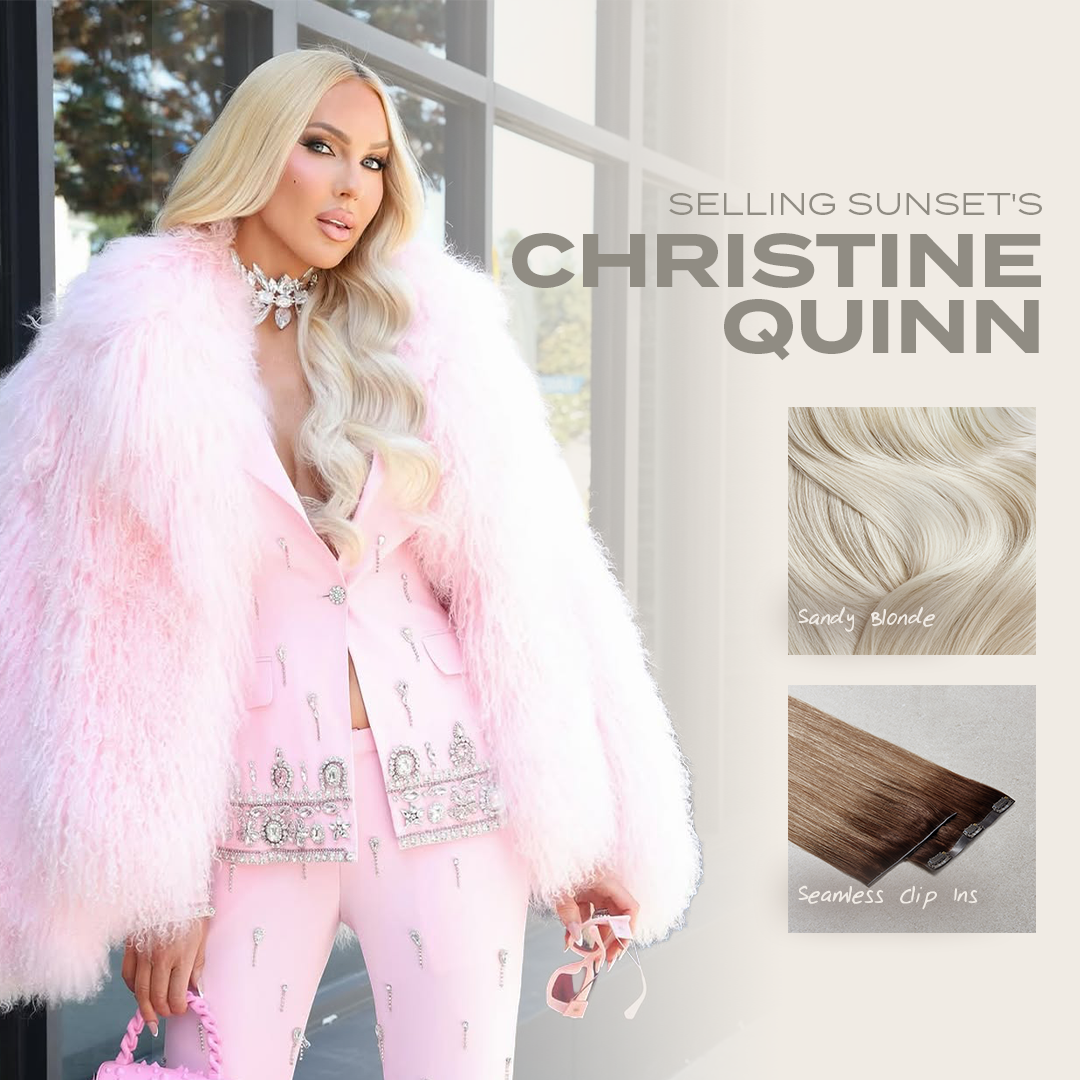 Selling Sunset's Christine Quinn Turns Heads with SWAY Hair Extensions