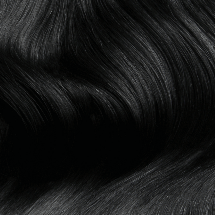 SEAMLESS® Clip Ins 18 Inches - SWAY Hair Extensions - Shade BLACK JET