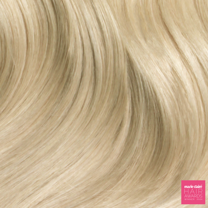 SEAMLESS® Tapes 14 inch - SWAY Hair Extensions - Thin, flexible, and discreet. 100% Double Drawn Remy Human Hair. Versatile and reusable. Shade - HOLLYWOOD ASH BLONDE
