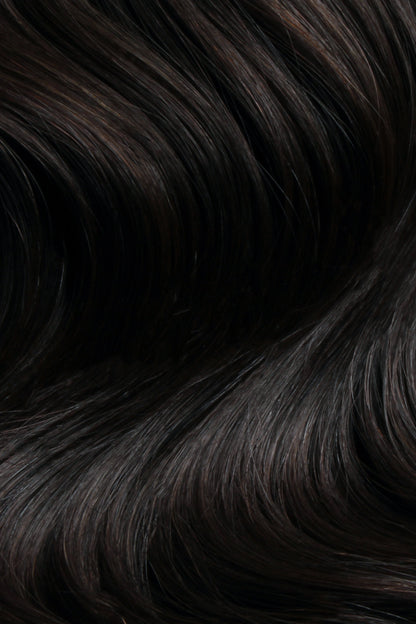 Nano Bonds 22 Inches - SWAY Hair Extensions Natural-Black-1B Ultra-fine, invisible bonds for a flawless, natural look. 100% Remy Human hair, lightweight and versatile. Reusable and perfect for individual or salon use.