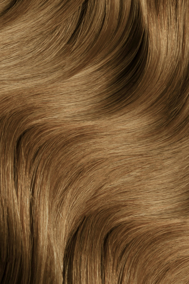 Shade Swatches - SWAY Hair Extensions - Thin, flexible, and discreet. 100% Double Drawn Remy Human Hair. Versatile and reusable. Shade - BLONDETTE