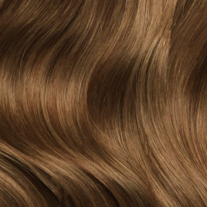 Nano Bonds 18 Inches - SWAY Hair Extensions Chestnut-Brown-Mix-4-6 Ultra-fine, invisible bonds for a flawless, natural look. 100% Remy Human hair, lightweight and versatile. Reusable and perfect for individual or salon use.