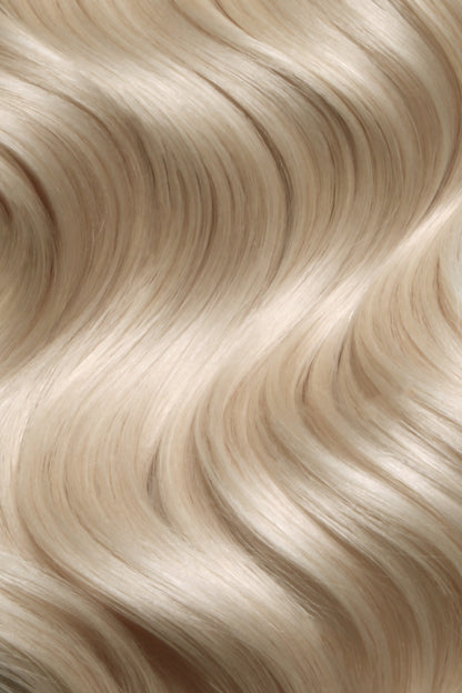 Nano Bonds 22 Inches - SWAY Hair Extensions Pure-Platinum-60A Ultra-fine, invisible bonds for a flawless, natural look. 100% Remy Human hair, lightweight and versatile. Reusable and perfect for individual or salon use.