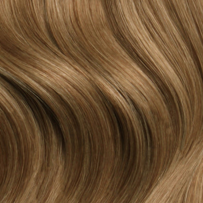 Flat Tip Bonds 18 Inches - SWAY Hair Extensions Chestnut-Blonde-Mix-6-24 SWAY Flat Tip Bonds, 18&quot;- 100% Remy Human Hair Extensions with Italian Keratin. Perfect for hair goals.