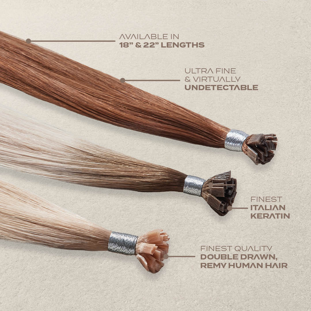 Flat Tip Bonds 18 Inch