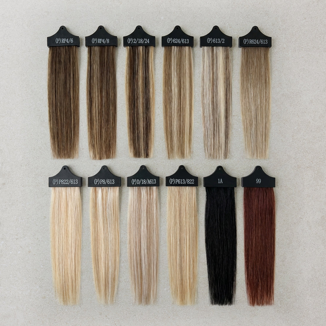 The Duet Collection Shade Swatches