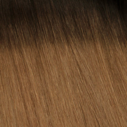 Flat Tip Bonds 22 Inches - SWAY Hair Extensions Rooted-Chestnut-Brown-Mix-R2-4-6 SWAY Flat Tip Bonds, 22&quot;- 100% Remy Human Hair Extensions with Italian Keratin. Perfect for hair goals.