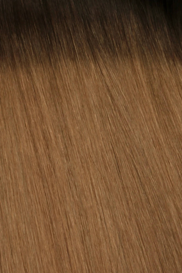 Chesnut brown seamless clip in