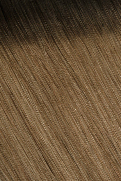 Nano Bonds 24 Inches - SWAY Hair Extensions Mochaccino-Melt-R2-6-24 Ultra-fine, invisible bonds for a flawless, natural look. 100% Remy Human hair, lightweight and versatile. Reusable and perfect for individual or salon use.