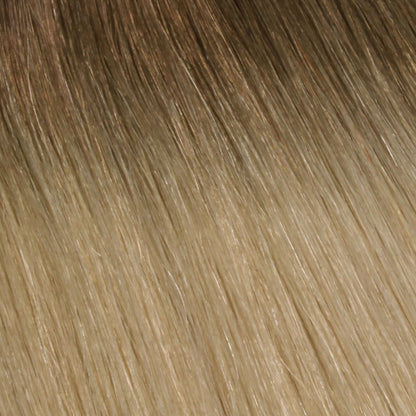 Nano Bonds 18 Inches - SWAY Hair Extensions Rooted-Beach-Ash-Blonde-R5-9-613 Ultra-fine, invisible bonds for a flawless, natural look. 100% Remy Human hair, lightweight and versatile. Reusable and perfect for individual or salon use.