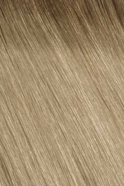 SEAMLESS® Flat Weft 18 Inches - SWAY Hair Extensions Rooted-Hollywood-Blonde-R8-18-613 Natural SEAMLESS® Flat Weft 18 Inches extensions. Thin, flexible, and discreet. 100% Double Drawn Remy Human Hair. Versatile and reusable