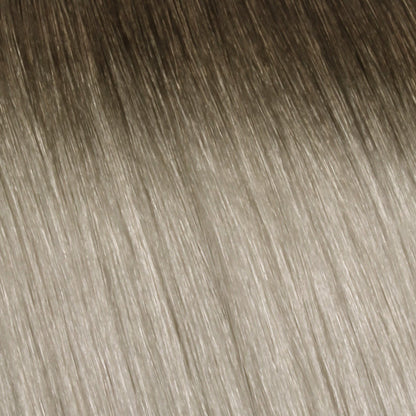 Nano Bonds 18 Inches - SWAY Hair Extensions Rooted-Silver-Ash Ultra-fine, invisible bonds for a flawless, natural look. 100% Remy Human hair, lightweight and versatile. Reusable and perfect for individual or salon use.
