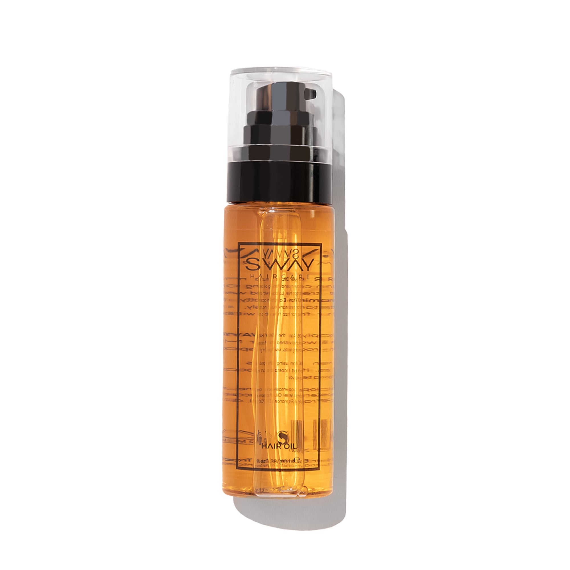 SWAY Hair Oil: Luxurious care for your hair. Absorbs instantly, nourishes, and leaves hair frizz-free with a mirror-like shine. Suitable for all hair types. Enhance your hair&