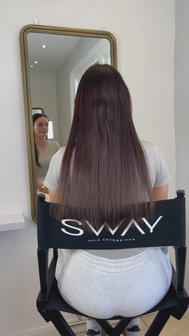 How to apply SEAMLESS® Flat Weft 24 Inches - SWAY Hair Extensions