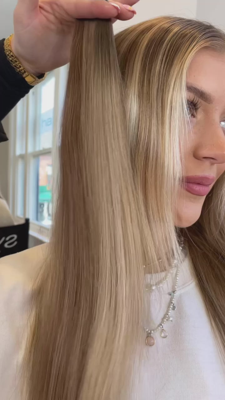 How to apply nano bonds hair extensions - 22 inch - SWAY Hair Extensions